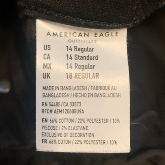 American Eagle Outfitters Black Skinny Jeans - Picture 3 of 4